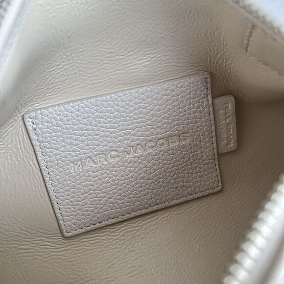 Marc Jacobs Women's The Duffle Bag White Leather Crossbody W/ Dust Bag - Picture 10 of 12